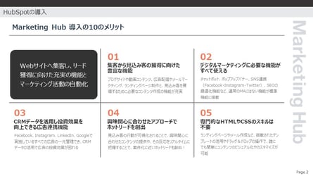 HubSpot Marketing Hub 導入の10のメリット