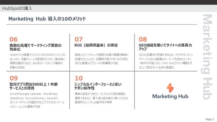 HubSpot Marketing Hub 導入の10のメリット