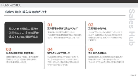 HubSpot Sales Hub 導入の10のメリット