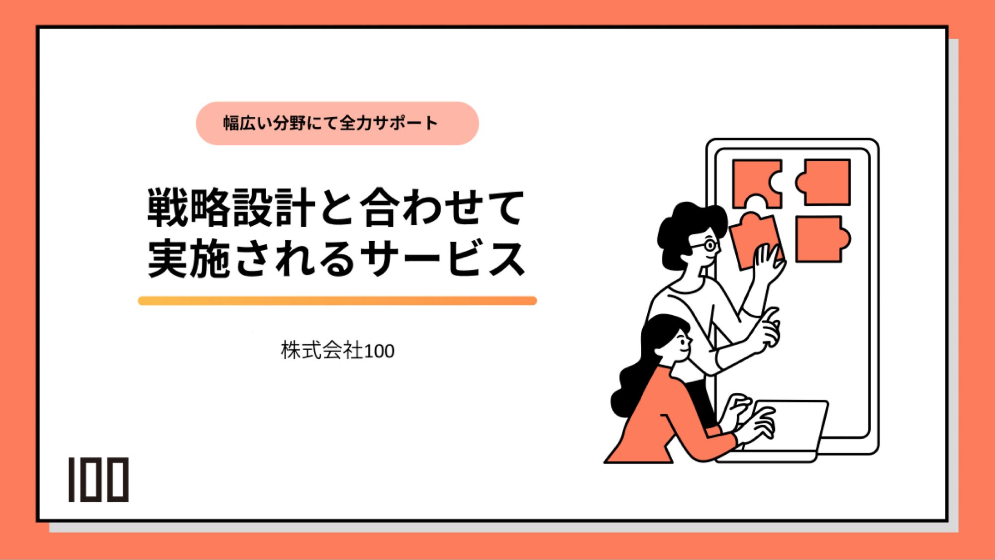 戦略設計と合わせて 実施されるサービス