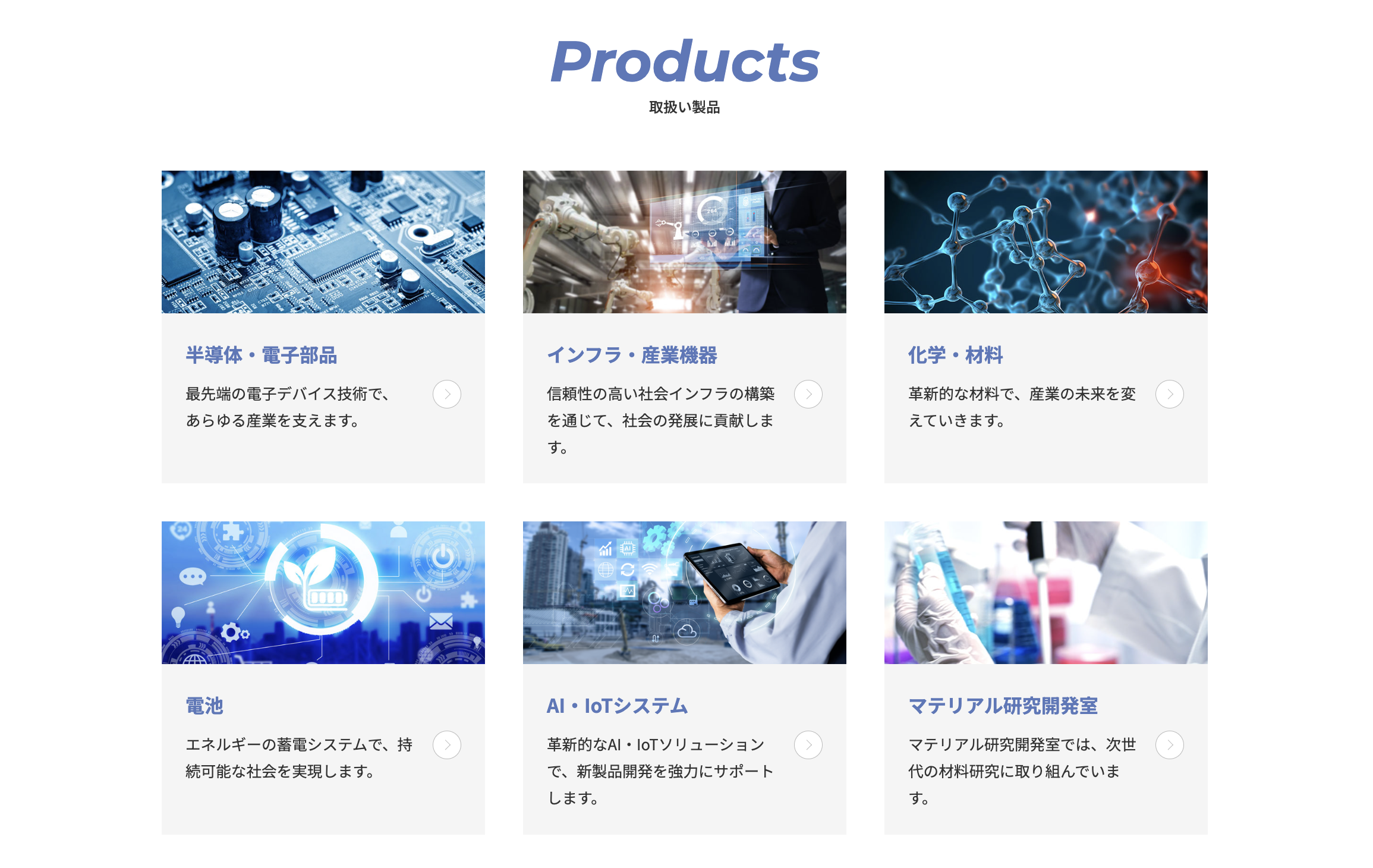 株式会社アルファクスの製品ラインナップ