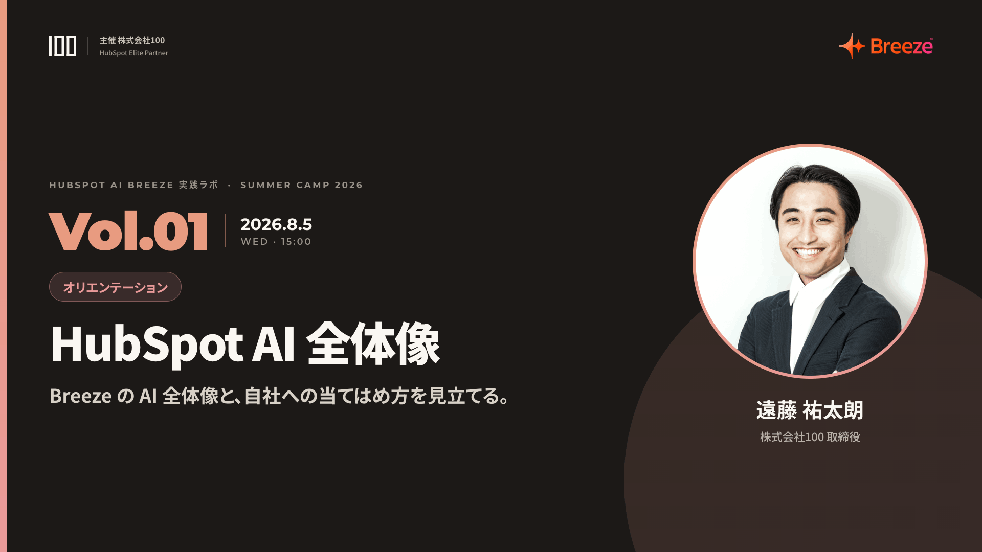 Vol.01 オリエンテーション & HubSpot AI 全体像