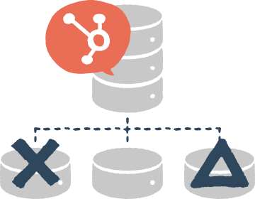 HubSpot内のデータ構造の整理が不十分