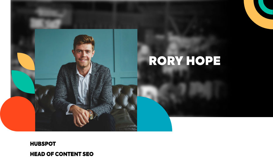 Rory Hope HubSpot Head of content SEO